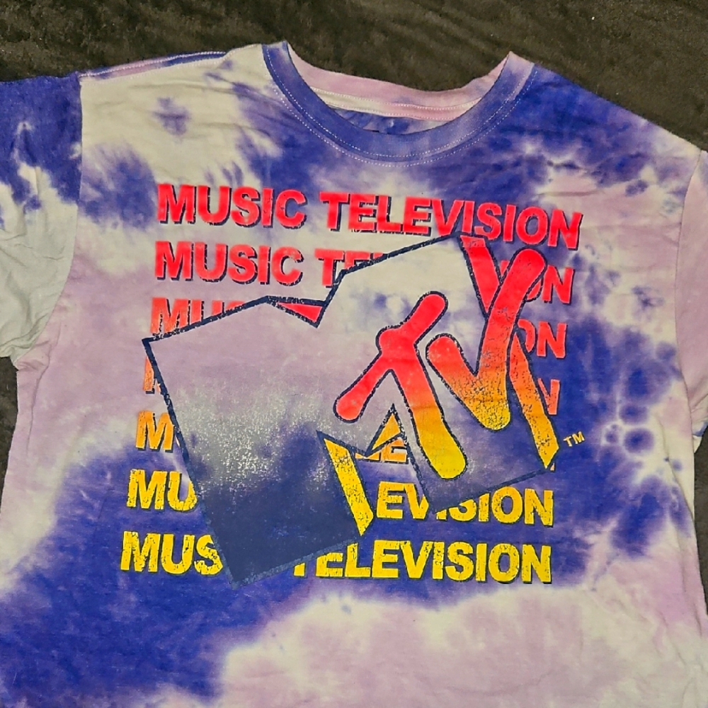 Tie-Dye MTV Graphic T-Shirt